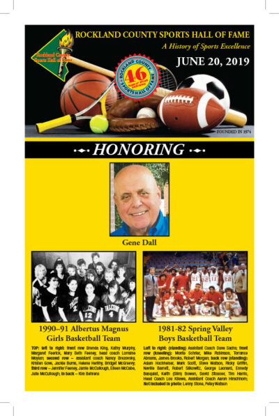 Rockland halls of fame to honor sports stars and coaches this weekend